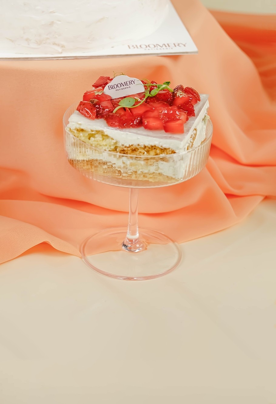 Strawberry Genmaicha Tiramisu